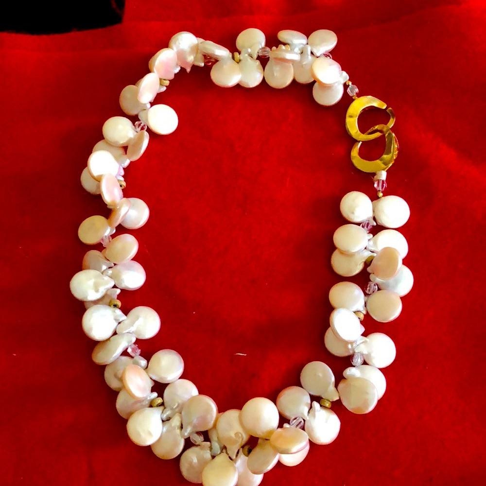 Coin Pearl Necklace